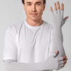 Coolibar Manga Guante con Protección Solar UPF 50+ Gris dermafarmacia dermaPro