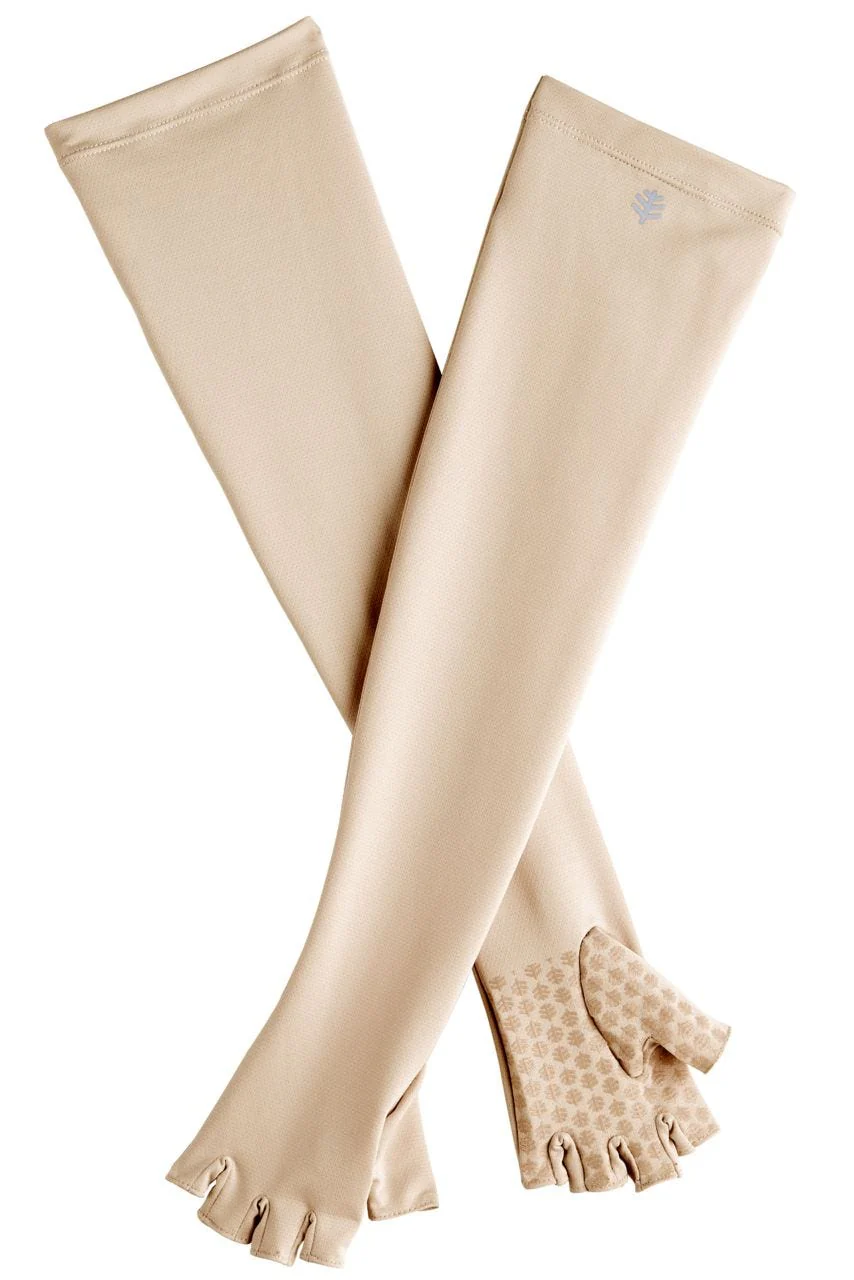 Coolibar Manga Guante con Protección Solar UPF 50+ Color Natural