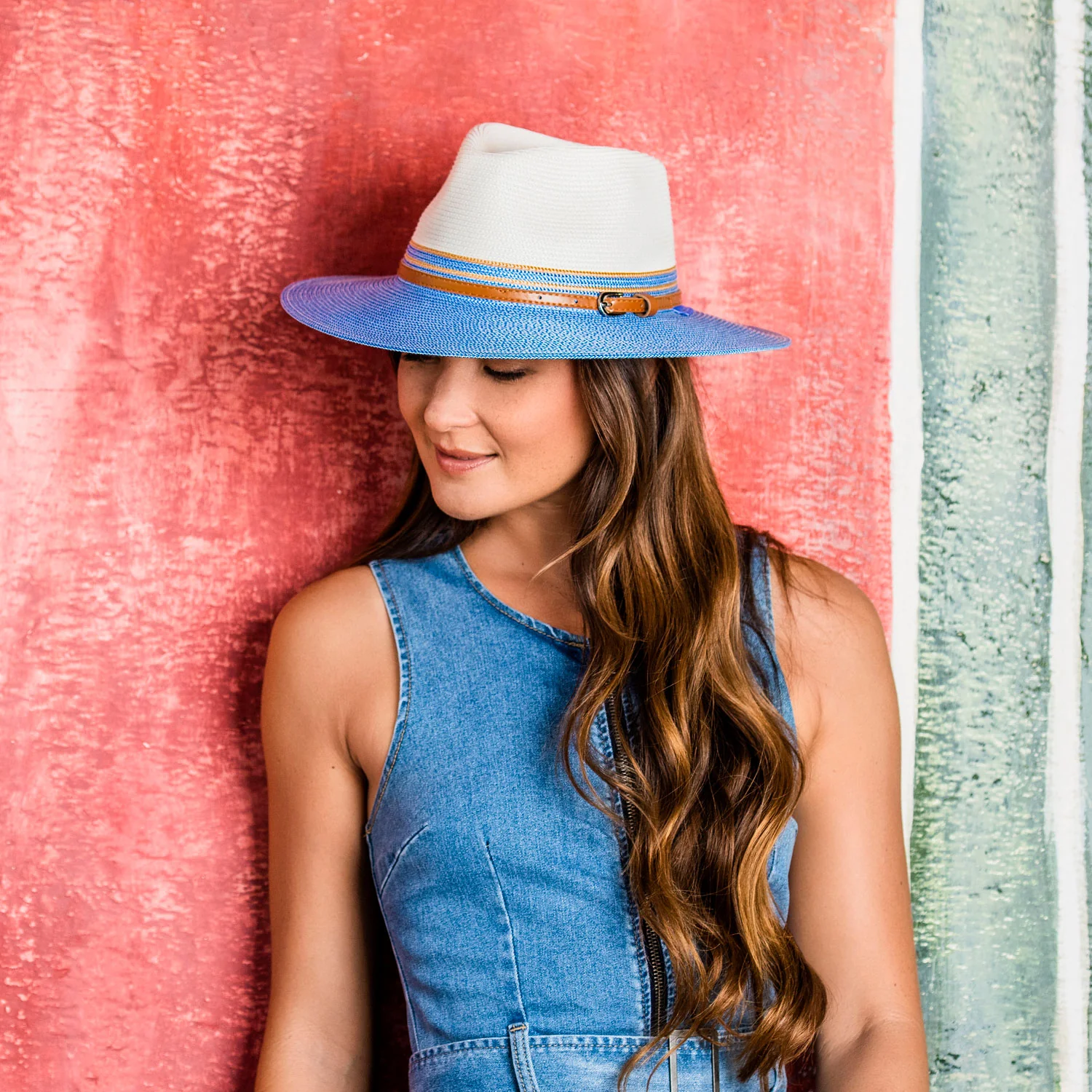 Sombrero Kristy Ice Blue UPF 50+ de Wallaroo