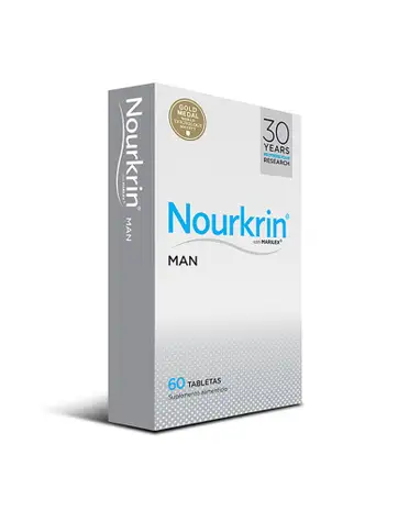 nourkrin man 60 tabletas dermapro dermafarmacias